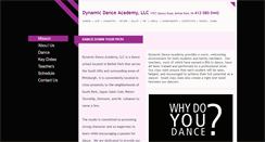 Desktop Screenshot of dynamicdance.us